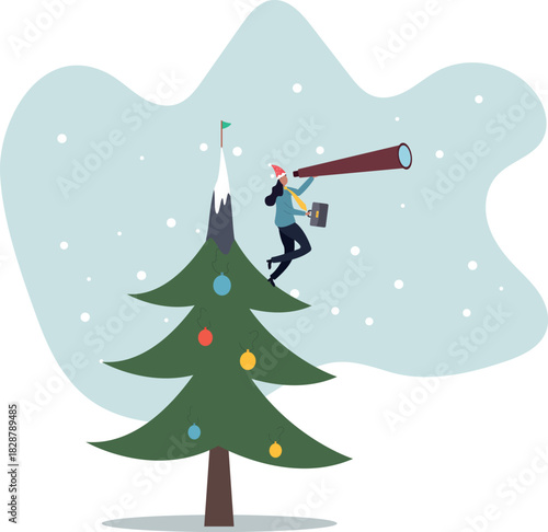 Victory or business achievement, triumph winner or champion searching for next mission goal or target, vision or new challenge.about a man and his life.