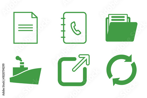 Essential Web and App UI Vector Icons Collection
