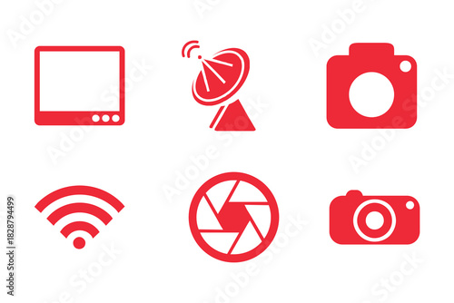 Essential Web and App UI Vector Icons Collection
