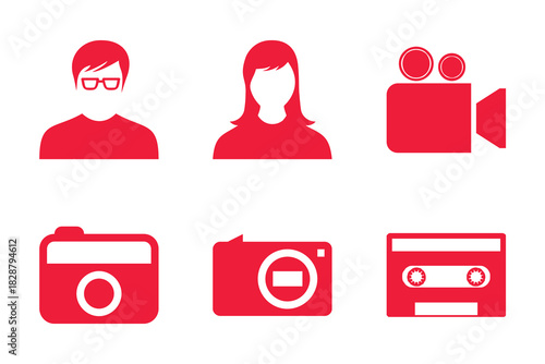 Essential Web and App UI Vector Icons Collection