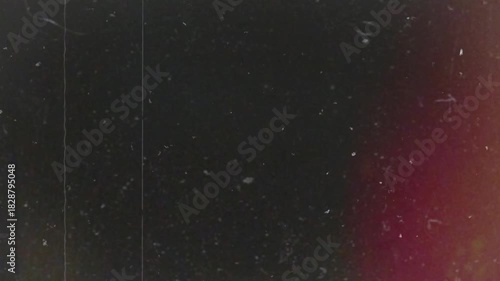 Dust and scratches with film light leaks and noise effects.vintage video overlay.