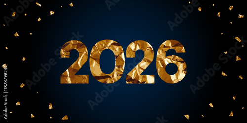 Luxurious 2026 New Year's Banner