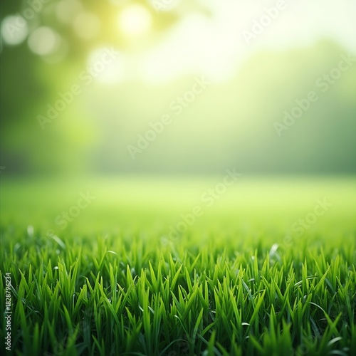 Soft Blurred Grass Background