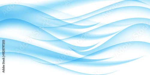 Abstract blue background. wave modern