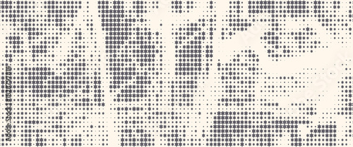 Halftone monochrome pattern with dots. Minimalism, vector. Background for posters, websites, business cards, postcards, interior design.