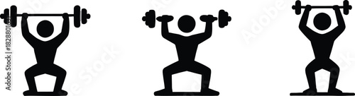 "Barbell Overhead Squats - Strength Training Technique for Power Lifters"