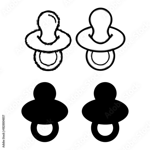 a baby pacifier with smooth rounded shape.1