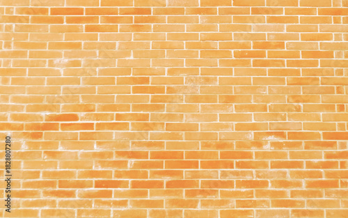 Historic wall backdrop of red yellow bricks