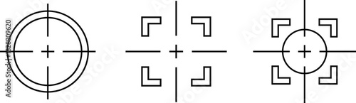 Engineering symbols for holes and features on a drawing