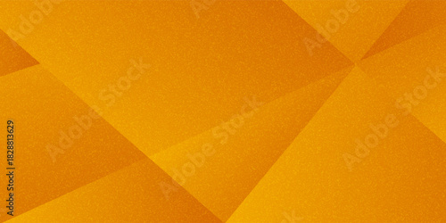 Brown mustard orange gold golden yellow beige white abstract background. Geometric shape. Line stripe corner triangle. Color gradient. Noise grain