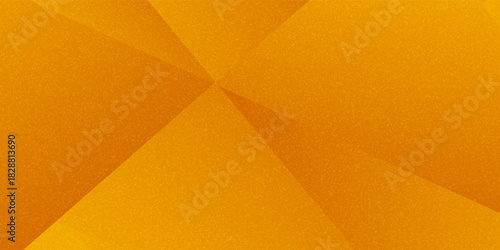 Brown mustard orange gold golden yellow beige white abstract background. Geometric shape. Line stripe corner triangle. Color gradient. Noise grain