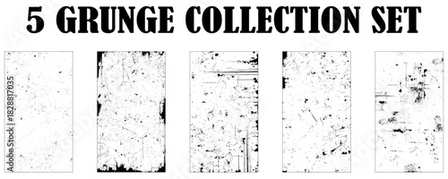 Grunge Dust and Scratches Texture Overlay for Graphic Design. Simply Place illustration over any Object to Create grungy Effect.