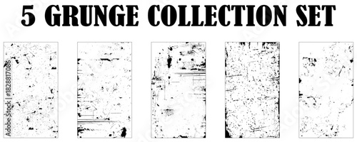Abstract Grunge Background Texture Set for graphic designer .simply place illustration over any Object