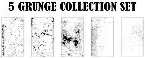 Abstract grunge wallpaper. Background of black and white design monochrome set. 