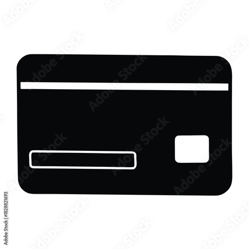 Credit card euro payment banking icon on white background