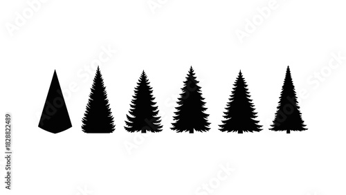 Abstract geometric design with curved lines and shapes in rgb color model