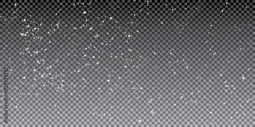 Abstract snowfall background.  New Year and all celebration backgrounds concepts.  Winter season background. 