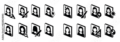 Black & White Photography Icons