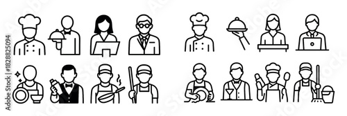 Restaurant Role Icons