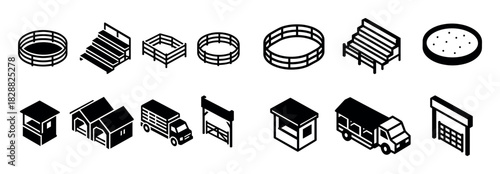 Rodeo Isometric Icons