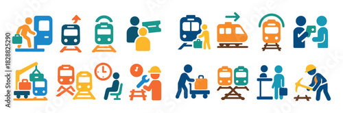 Train Activity Icons