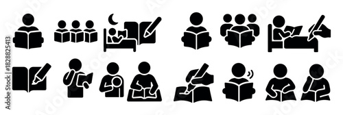 Reading Activities Icons