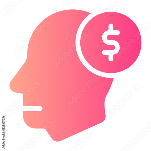 money gradient icon