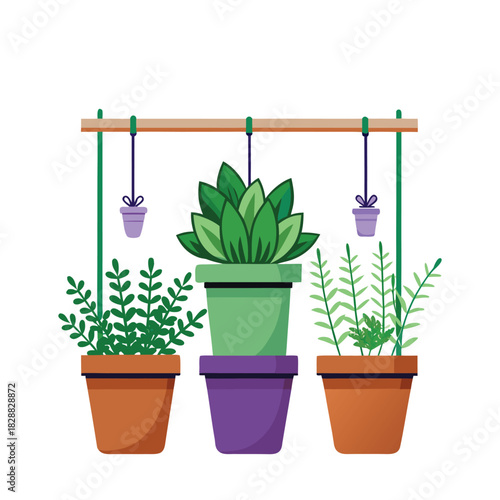 Modern flat design banner illustration with subtle shading and vibrant color accents