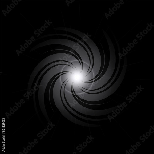 Golden sparkle lights, flashing lights, light effects, sunlight lens flare, glowing ray beams, sparkling starsicon on black background.