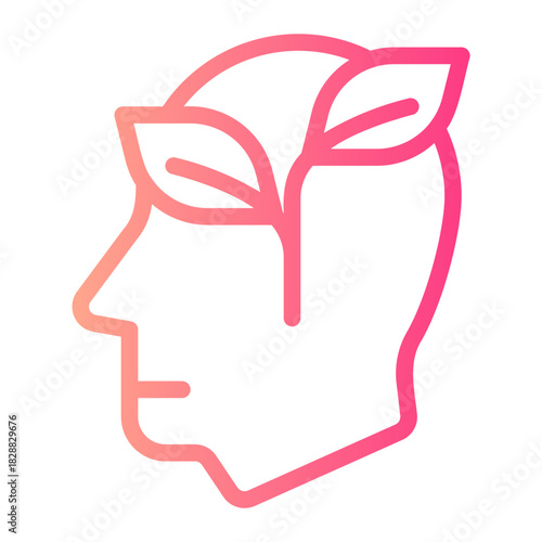 growth gradient icon