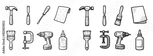 Furniture Restoration Icons