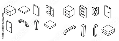 Modular Furniture Icons
