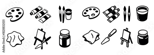 Art Supplies Icons