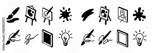 Isometric Artist Icons