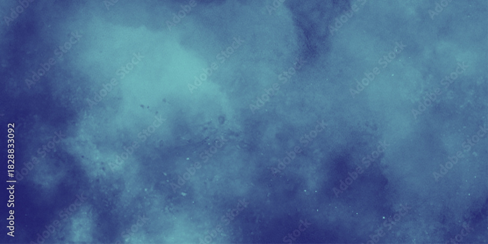 Obraz premium Abstract digital painted blue cloud texture. Can be use as kate photo background or cloud abstract, Blue fog and mist effect on black background. Smoke texture . Design element ,.
