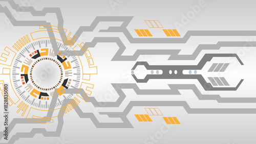 Abstract technology background. Cogwheels ART theme Abstract technology background. Cogwheels ART theme