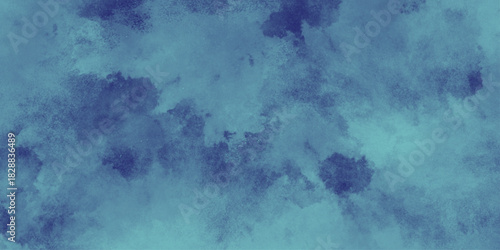 Vintage retro background. Abstract blue smoke on black background,Dark Blue Grunge Textured Background. textured teal background with a subtle .