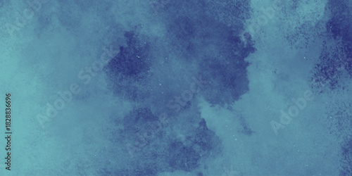 Vintage retro background. Abstract blue smoke on black background,Dark Blue Grunge Textured Background. textured teal background with a subtle .