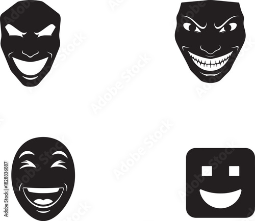 Abstract vector design with cmyk colors