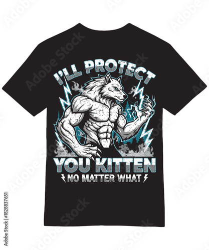 Werewolf Protect Kitten Lightning Quote