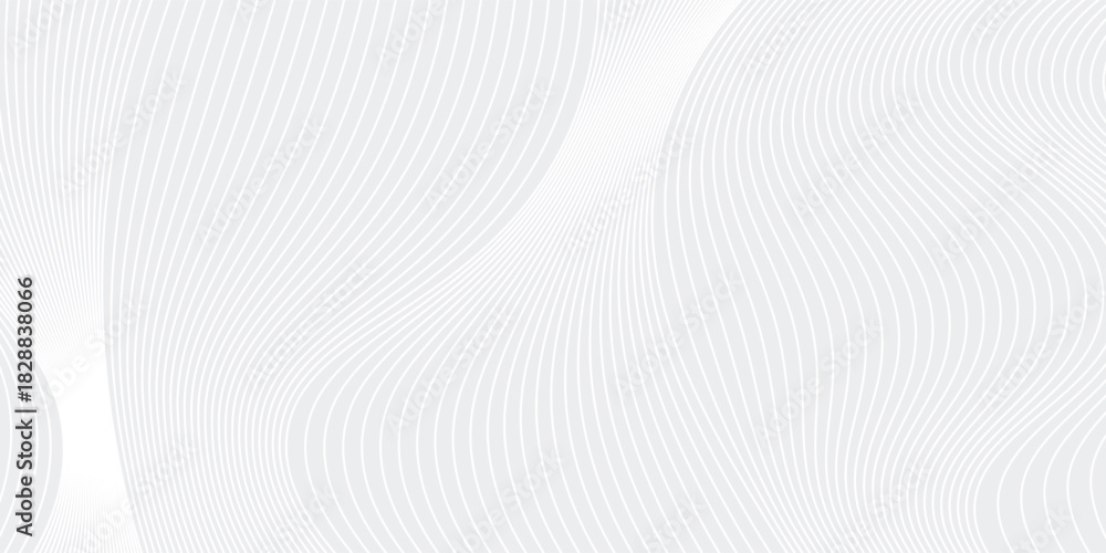 Fototapeta premium Premium background design with white line pattern (texture) in luxury pastel colour. Abstract horizontal vector template for business banner, formal backdrop, prestigious voucher.