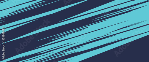 Abstract blue banner design vector, dynamic sporty horizontal background template for media promotion or web banner, modern