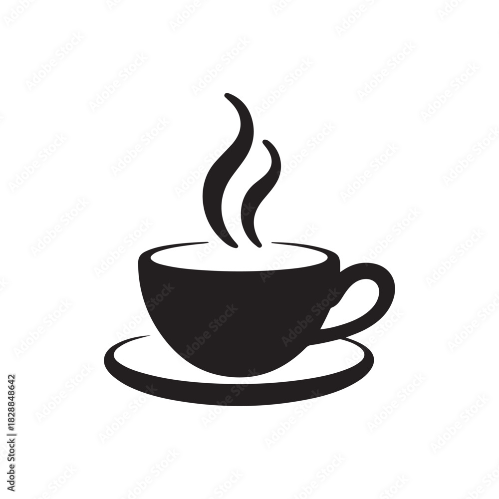 Obraz premium cup of coffee. vector eps 10