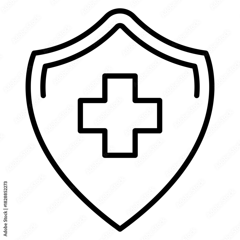 Fototapeta premium Medical Shield icon
