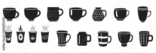  Premium Hand Drawn Coffee Cup 