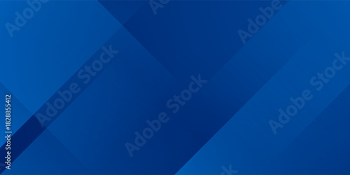 Abstract blue background with glowing geometric lines. Modern blue gradient square shape design. Futuristic technology concept. Suit for brochure,