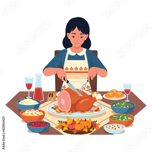 Enjoy traditional Thanksgiving dinner with family and friends at home