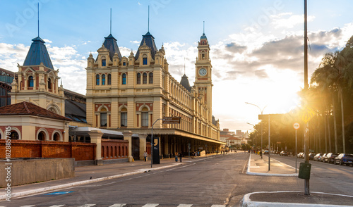 Luz Station, São Paulo Travel Destination,. Central train and metro station and Portuguese language museum.	