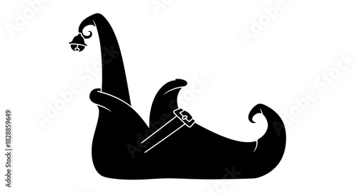 Festive christmas design with abstract shapes 