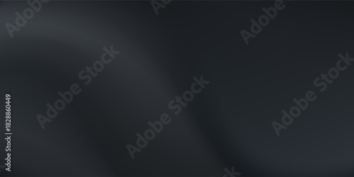 Top Black studio room. Limbo dark grey spotlight background. Abstract 3d backdrop for product presentation. Minimal wall scene. Showcase, promotion display. Vector design